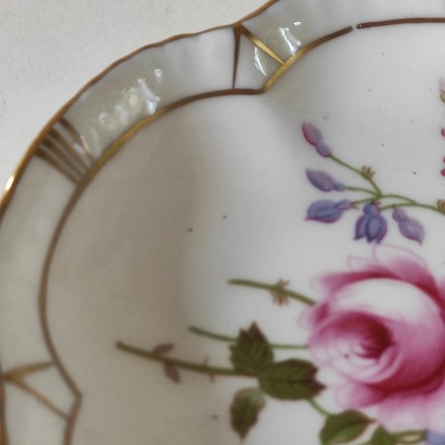 Vide poche, porte bagues en porcelaine fine Anglaise Royal CrownDerby