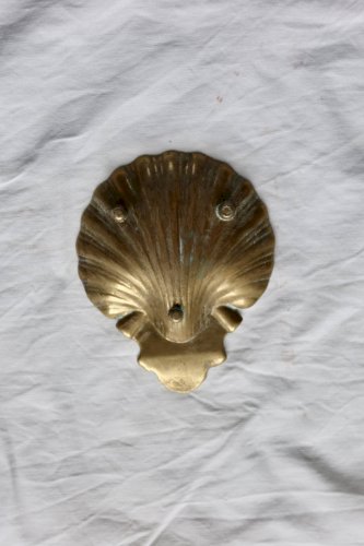 Vide-poche vintage coquillage en laiton - Style baroque