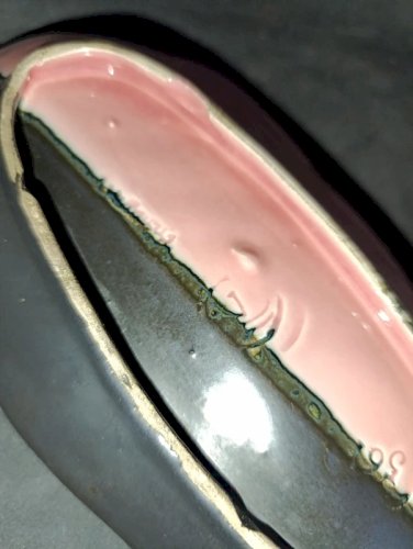 vide poche vintage vallauris en forme de feuille en bon etat