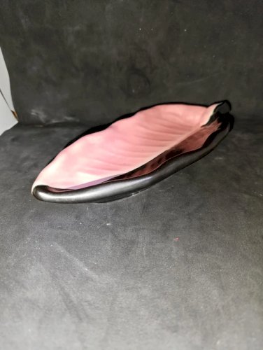 vide poche vintage vallauris en forme de feuille en bon etat