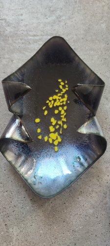 Vide-poches X5 en Rame Smaltato  Italie, années 60-70