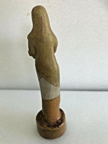 vierge à l'enfant  vierge Marie en  terre cuite vernissée religion TYR 81