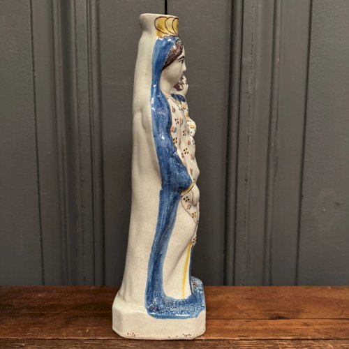 Vierge d'accouchée en faïence XIXe Ste Marie L9235