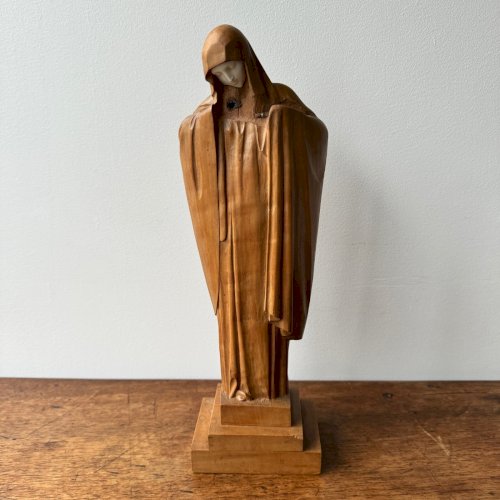 Vierge en bois sculpté par Lucienne Heuvelmans (1881-1944) M3527