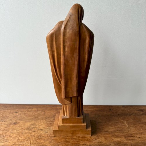 Vierge en bois sculpté par Lucienne Heuvelmans (1881-1944) M3527