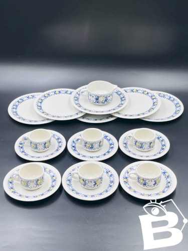 Villeroy & Boch Cadiz – Lot petit-déjeuner 19 pièces