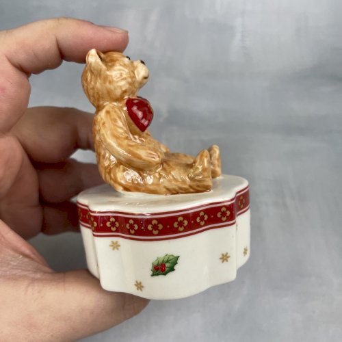VILLEROY & BOCH Toy's Toys Delight figurine ourson ours Teddy bear déco Noël