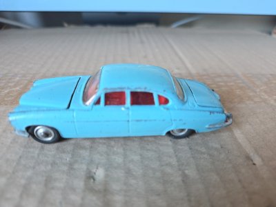 Vintage 1960'S Corgi Jouets NO.238 238 Jaguar Mark X Saloon Bleu Clair Voiture
