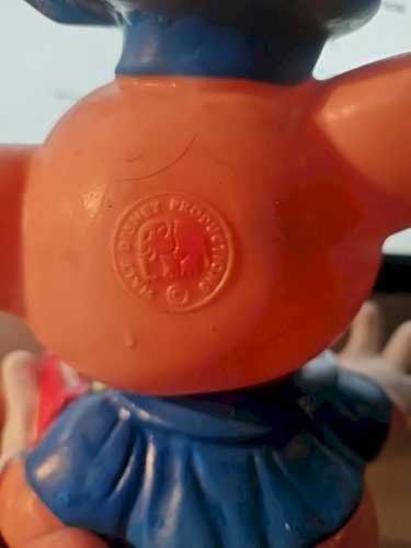 Vintage Ancien pouêt NIF NIF 3 PETITS COCHONS 21 cm  DISNEY logo éléphant LEDRA