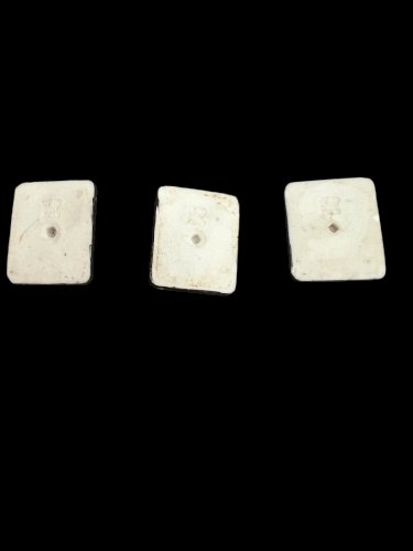 Vintage Camées Dieux Japonais, «  Toshikane » porcelaine élément de bijoux