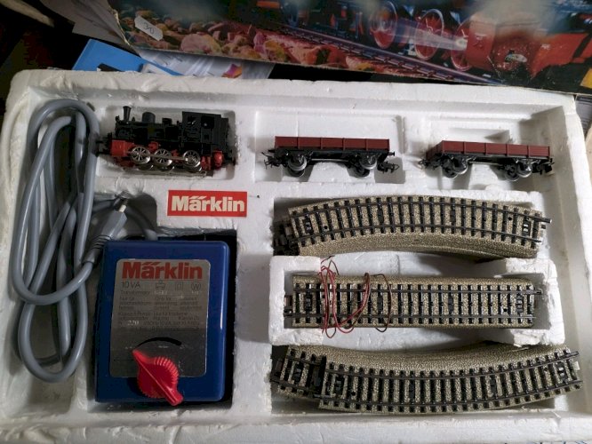 Vintage Coffret train ho Marklin ref 0974 -