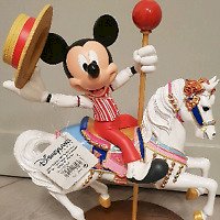 Vintage miroir cadre verre Murano ? violet, pas signé, D - 14 x 13 x 3 cm