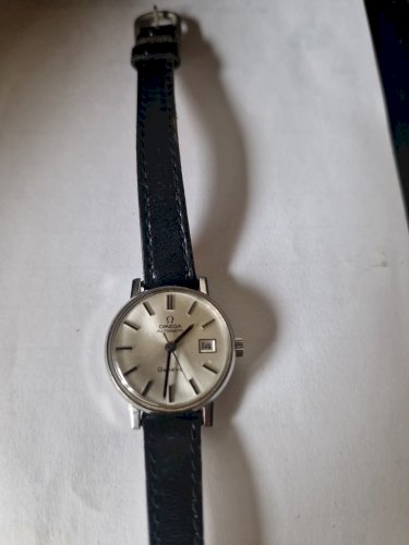 Vintage OMEGA Geneve Automatic Silver Dial 20mm Women's