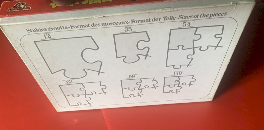 Vintage puzzle Tom&Jerry 99 pièces 1967 éditeur B.C.F