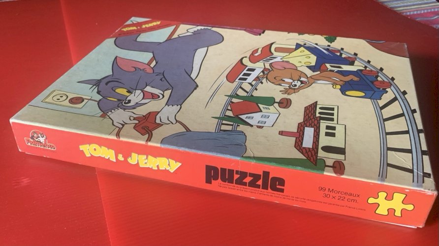 Vintage puzzle Tom&Jerry 99 pièces 1967 éditeur B.C.F