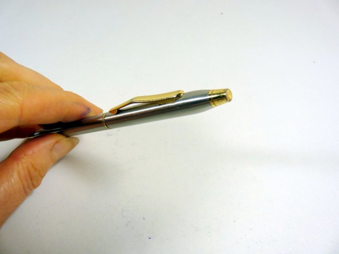 Vintage stylo à bille métal pas signé