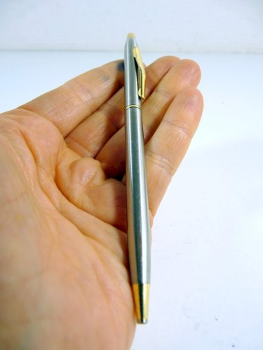 Vintage stylo à bille métal pas signé