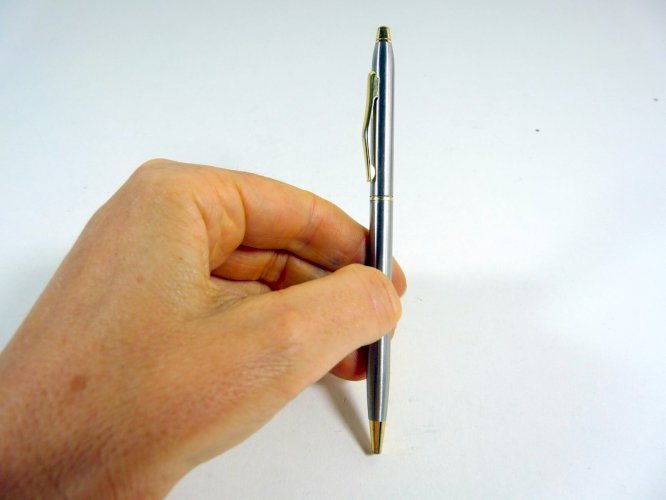 Vintage stylo à bille métal pas signé