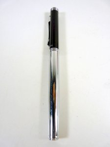Vintage fountain pen PIERRE BALMAIN made in France silver/black signed
