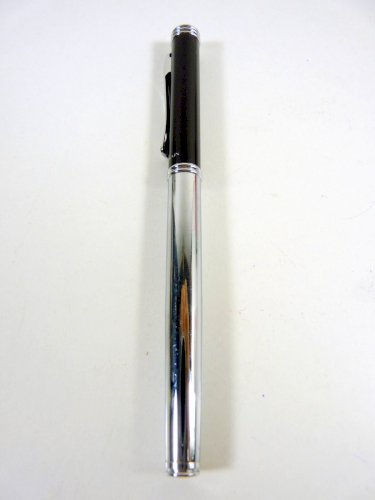 Vintage stylo à plume PIERRE BALMAIN made in France argenté/noir signé
