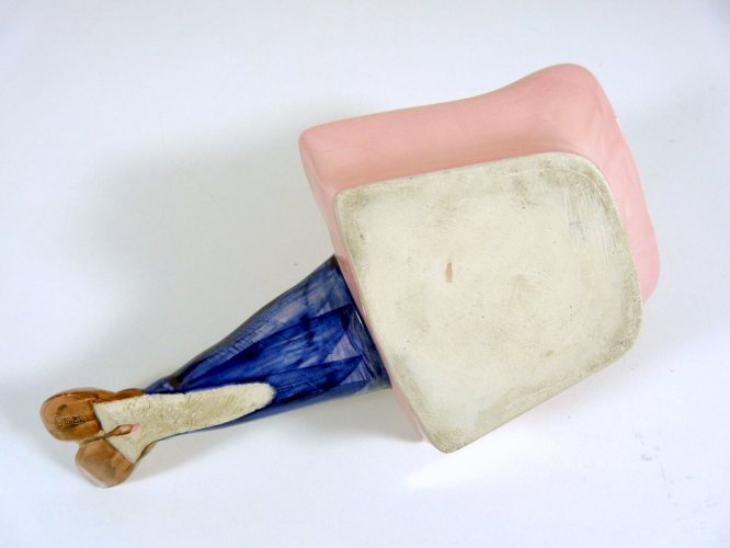 Vintage tirelire faïence Warner Bros Production 1963, signé, L - 25 cm