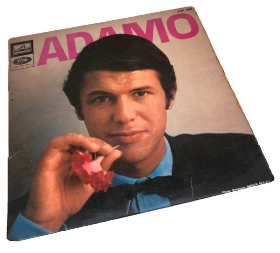Vinyle 45 tours   Adamo  Le Néon (1967)  La Voix de son Maître EGF 988 