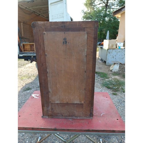 Vitrine Année 30 Bois Vitres Bisautées