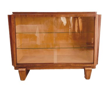 Vitrine Art Déco en acajou et placage XX siècle