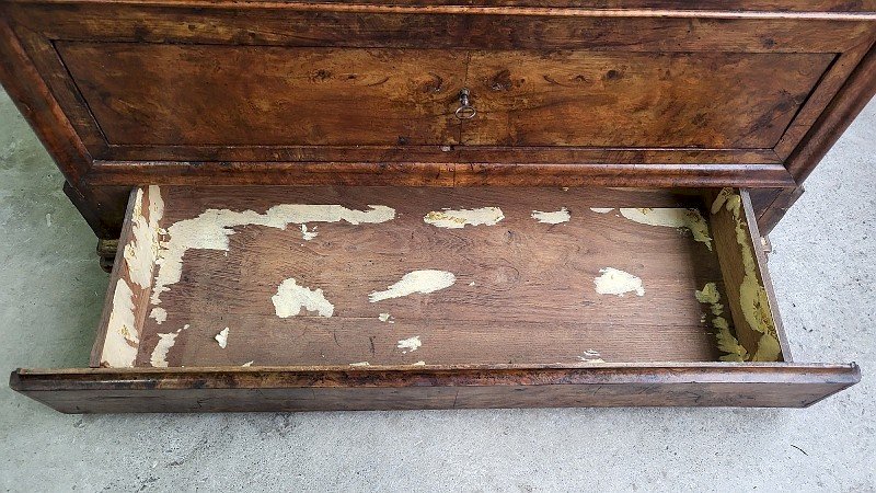 VITRINE BIBLIOTHEQUE 1 PORTE EN NOYER DU XIX ème SIECLE