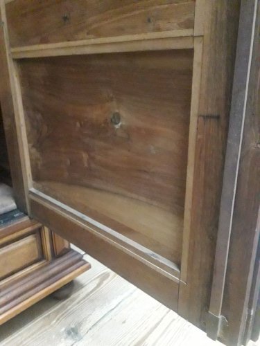 Vitrine bibliothèque H234 noyer XIX°