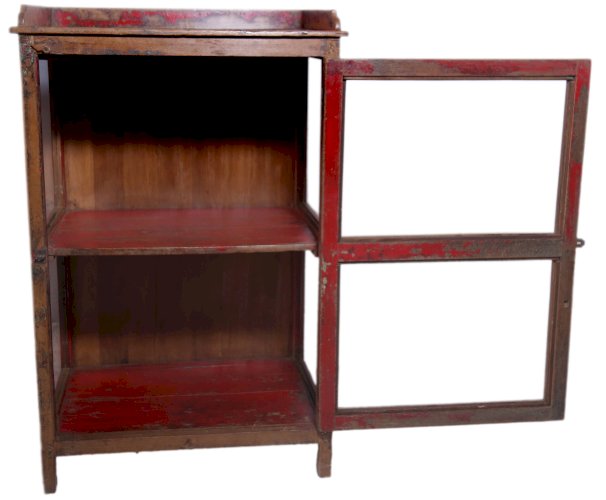 Vitrine en teck birman