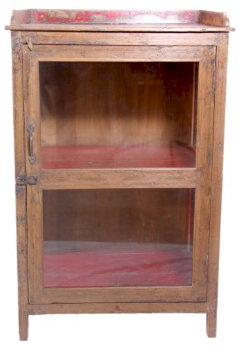 Vitrine en teck birman