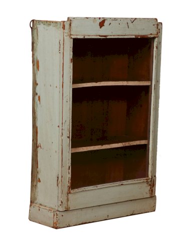 Vitrine murale Art déco en teck birman