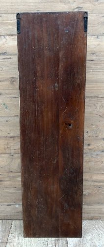 Vitrine murale en teck birman avec patine dorigine