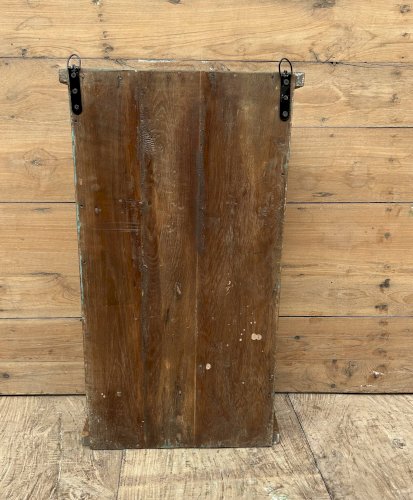 Vitrine murale en teck birman