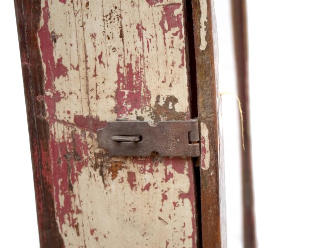 Vitrine murale en teck