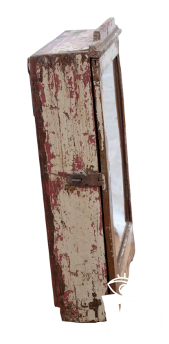 Vitrine murale en teck