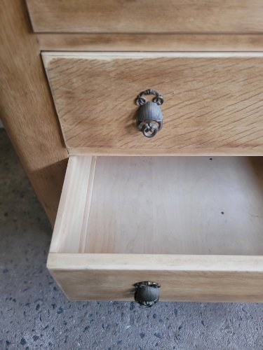 Vitrine secrétaire scriban Anglais ancien