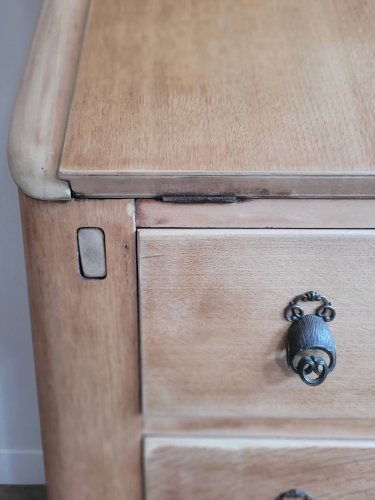 Vitrine secrétaire scriban Anglais ancien