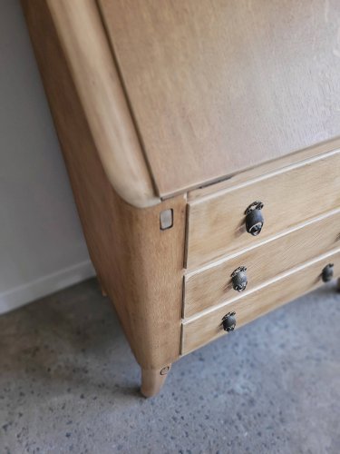 Vitrine secrétaire scriban Anglais ancien