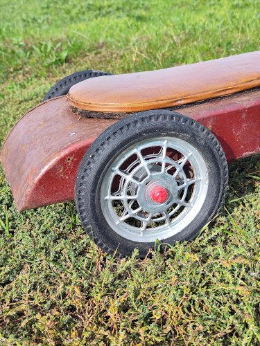 Voiture à pédales ancienne cyclorameur Morellet Guerineau MG