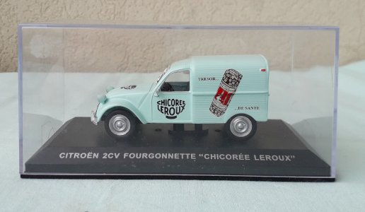 Voiture miniature Citroën 2CV fourgonnette