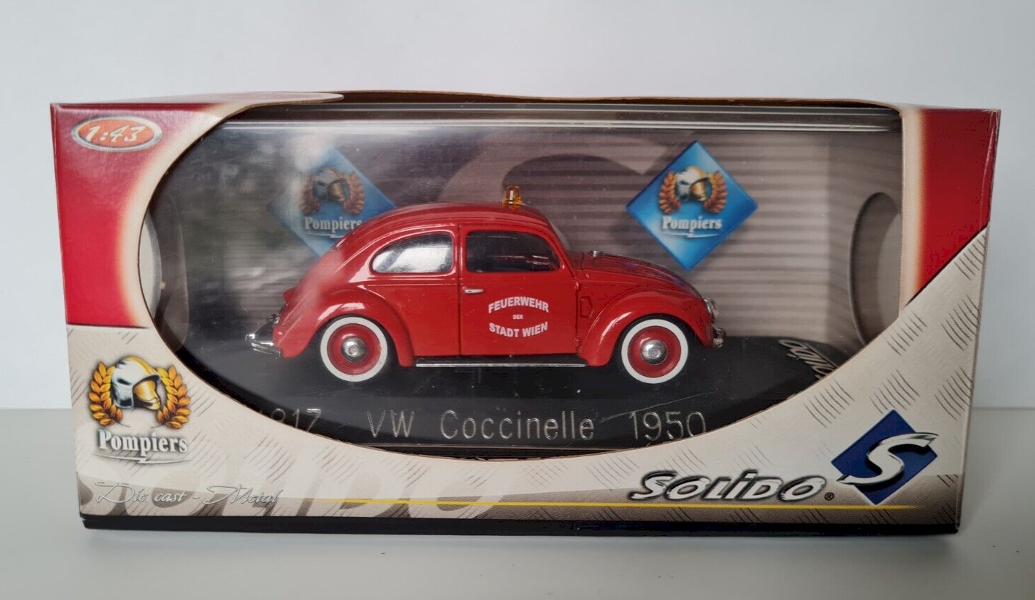 VW COCCINELLE Cabriolet 1950 SOLIDO 1/43 - Collection