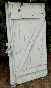 Petit Volet ancien bois H104xL54cm