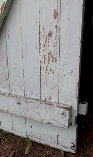 Petit Volet ancien bois H104xL54cm