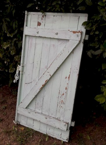 Petit Volet ancien bois H104xL54cm