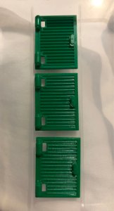 Green Lego shutters