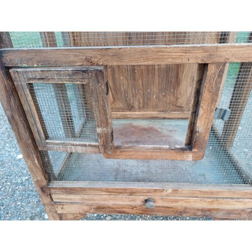 Volière Cage a Oiseaux Bois et Grillage