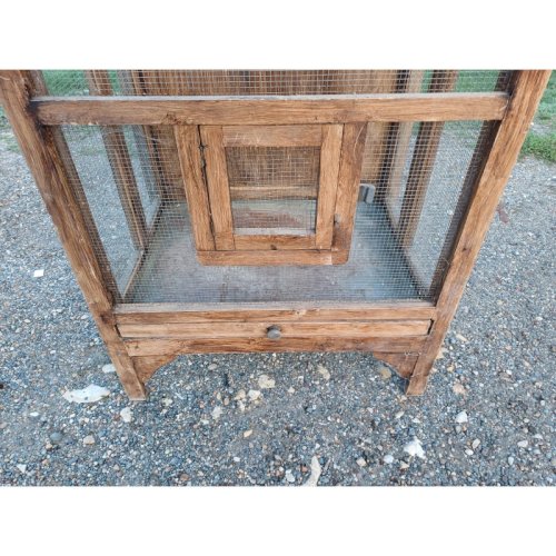 Volière Cage a Oiseaux Bois et Grillage