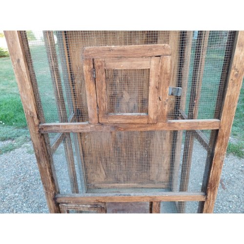 Volière Cage a Oiseaux Bois et Grillage